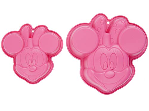 Disney Minnie Mouse - Molde de silicona para hornear (2 unidades)