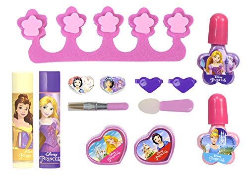 Disney Princess Makeup Train Case, Color Standard (Markwins 1599037E)