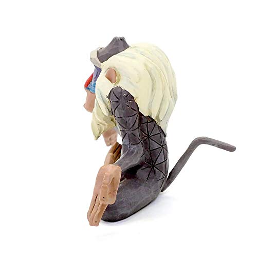 Disney Rafiki-Mini Figurina, Resina, Multicolor, 15.4 x 11.4 x 10.2