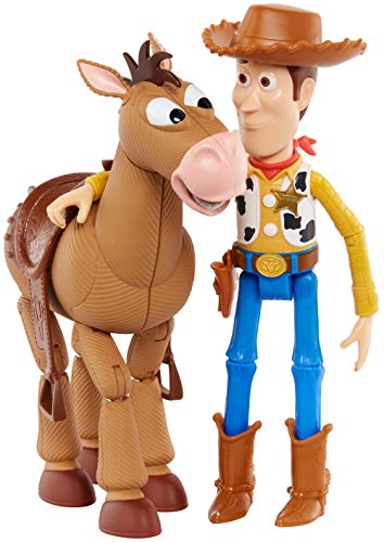 Disney Toy Story 4 Pack de aventuras de Woody y Perdigón, juguetes niños + 3 años (Mattel GDB91)