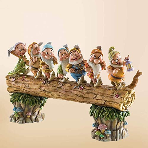 Disney Traditions Figurillas Decorativas con Diseño Traditional, Resina, Multicolor, 20 x 1.1 cm