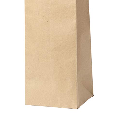 DISOK Lote de 50 Bolsas Kraft para Botellas de Vino + 3 Blocs de Notas Mariposas- Bolsas para Vino, Kraft, Naturales, Marrón, Marrones. Bolsas para Botellas de Vino Papel. Bodas Detalles y Recuerdos