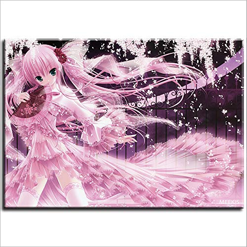 Diy Kit de pintura al óleo para adultos y niños Anime japonés Girl Cute Anime Enhance Feelings 40X50Cm Sin marco