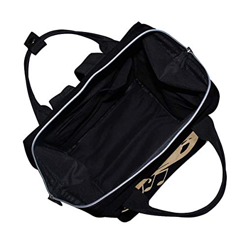 DJNGN I Play Heavy Metal Tuba Music Mochila para pañales, Mochila de viaje MutiFunction de gran capacidad Mochilas para pañales Mochila de viaje para mamá para el cuidado del bebé