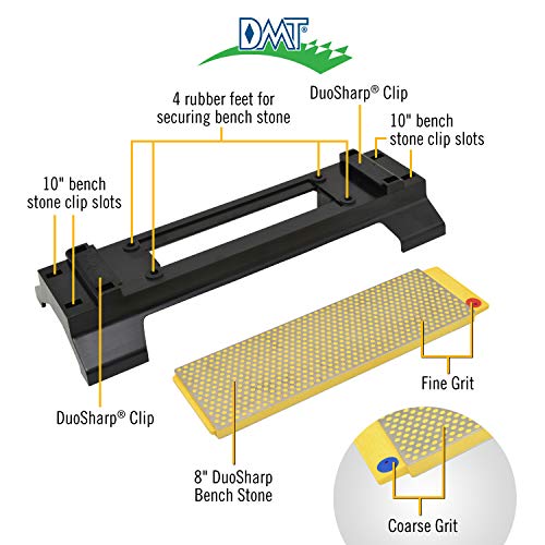 DMT WM8FC-WB Piedra fina y gruesa con base (8 pulgadas)