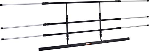 dobar 62201 Walky Guard – Rejilla de Separación para el Maletero, sólida en Cada Auto Ajustable Perros Rejilla, 29 – 45 x 85 – 152 cm, Color Negro