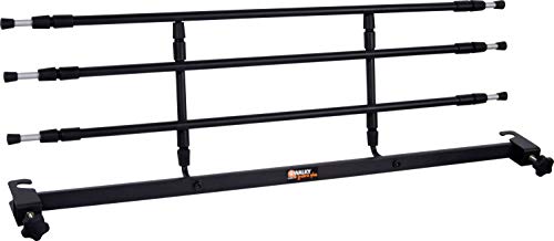 dobar 62201 Walky Guard – Rejilla de Separación para el Maletero, sólida en Cada Auto Ajustable Perros Rejilla, 29 – 45 x 85 – 152 cm, Color Negro