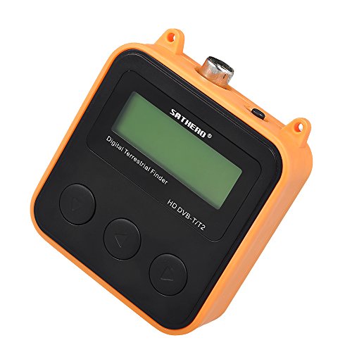 Docooler SATHERO SH-110HD Localizador de satélites Terrestrial Signal Finder Meter DVB-T DVB-T2 HD Digital TV Signal Finder Receiver LCD Dispaly