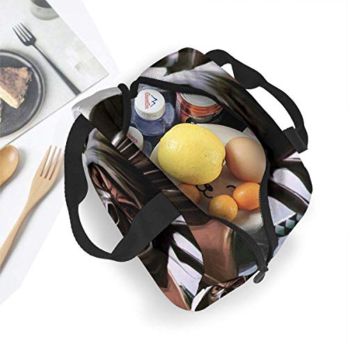 DODOD bolsa del almuerzo Mor-Tal Kom-Bat Portable Lunch Bag Insulated Cooler Tote Box For Travel/Picnic/Work/School