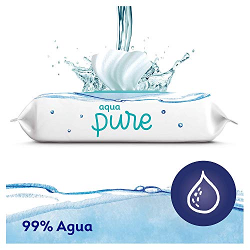 Dodot Aqua Pure - Toallitas Bebé con 99% Agua, 18 Paquetes, 864 Toallitas