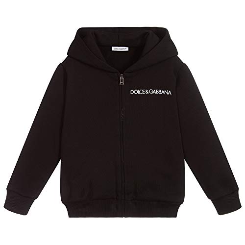 Dolce & Gabbana Logotipo para niños Hoodie Black 12 Years