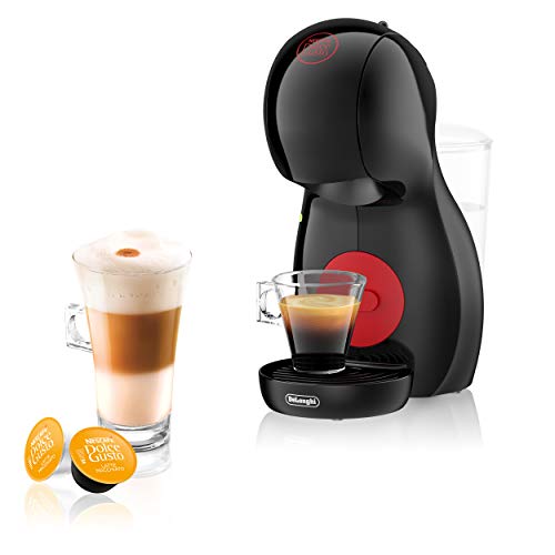 Dolce Gusto Piccolo XS EDG210.B Cafetera de cápsulas, 15 bares de presión, diseño compacto, Steel, Negro