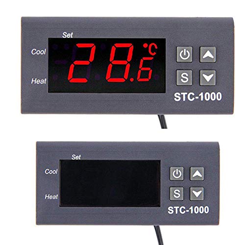 DollaTek Digital STC-1000 220V Termostato Controlador de Temperatura de Uso múltiple con Sensor