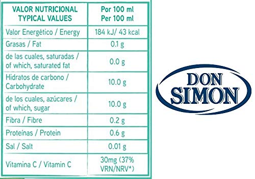 Don Simon - Zumo Naranja Exprimida sin pulpa, 1 L