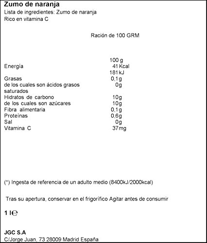 Don Simon - Zumo Naranja Exprimida sin pulpa, 1 L