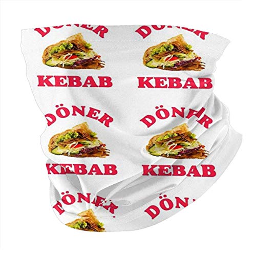 Döner Kebab – Como Hecho en Berlín, Colonia, Hamburgo y Munich Variedad Bufanda Mascarilla Cuello Calentador al aire libre bufanda bufanda cuello polaina Bandanas para hombres y mujeres