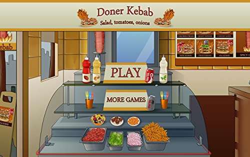 Doner Kebab : ensalada, tomate, cebolla