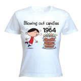 Dormida bajo el agua de velas desde para mujer 1965 50th con texto en inglés y T-camiseta de manga corta