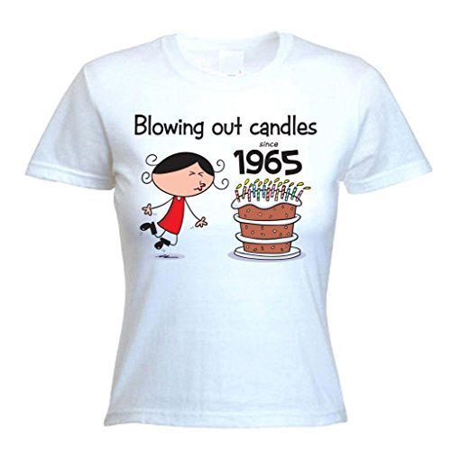 Dormida bajo el agua de velas desde para mujer 1965 50th con texto en inglés y T-camiseta de manga corta