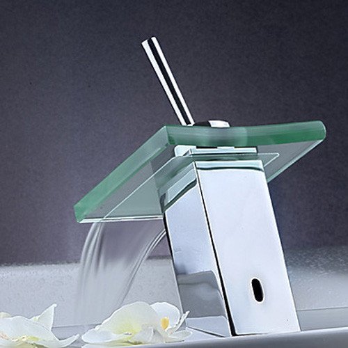 DP Grifería  - Grifo monomando de lavabo cascada, modelo Orquídea