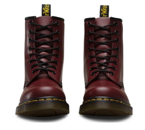 Dr. Martens 1460 Smooth, Botas Militares Unisex, Rojo (Rouge Cerise), 43 EU