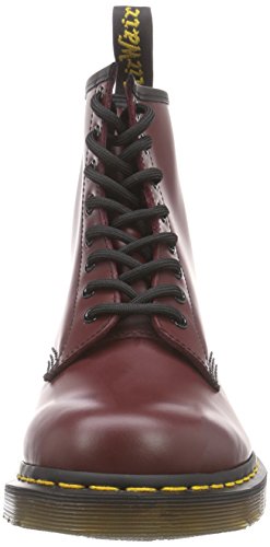 Dr. Martens 1460 Smooth, Botas Militares Unisex, Rojo (Rouge Cerise), 43 EU