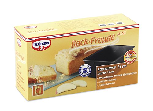 Dr. Oetker 2587 - Mini Molde Rectangular 15cm. en negro