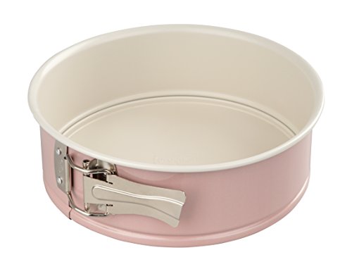 Dr. Oetker 4651 Retro Spring Forma, diámetro 20 x 7 cm, Chapa de Acero, Color Rosa/Crema, 20 x 20 x 7 cm