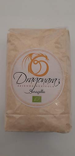 DRAGONARA - Harina de Sémola de Trigo Duro Saragolla BIO - Bolsa de 1 kg