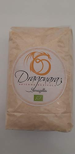 DRAGONARA - Harina de Sémola de Trigo Duro Saragolla BIO - Bolsa de 1 kg
