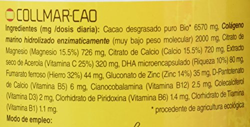 Drasanvi Collmar Cao Colágeno Marino Hidrolizado con Cacao, DHA, Magnesio y Calcio - 300 gr