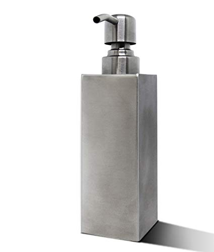 DREAMWIN Dosificador Jabon, Dispensador de Jabón, Jabonera de loción líquido Inoxidable Botella, Fregadero de Cocina Dispensador, Dispensador de Jabón/Champú/Loción para Baño Hotel, Restaurante