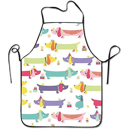 Drempad Delantal de Cocina, chshund Puppy Intended Unisex Kitchen Apron Easy Most Towel