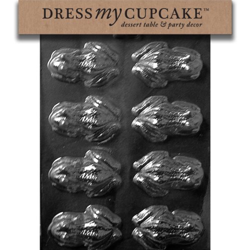 Dress My Cupcake DMCA126 - Molde de chocolate, rana, jardín, césped, mantenimiento