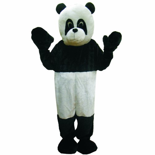 Dress up America Disfraz de Mascotaa de Oso Panda Adulto Adulto Negro y Blanco