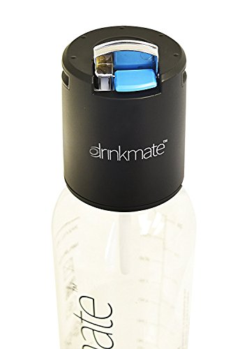 DrinkMate Máquina Para Gasificar Bebidas, sin CO2 cilindro, Negro Mate