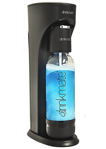 DrinkMate Máquina Para Gasificar Bebidas, sin CO2 cilindro, Negro Mate