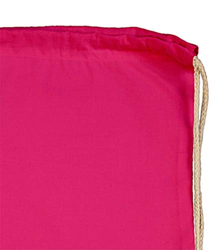 Druckerlebnis24 Cool and Sweet - Bolsa de tela (algodón bio), color rosa, tamaño talla única