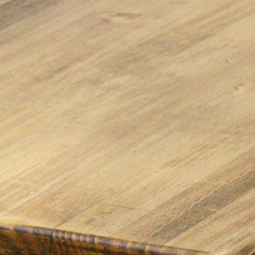 DS Dropshipping Mesa Bristol Eco Alta 70x39 108cm Altura Madera de Pino Maciza Efecto Vintage