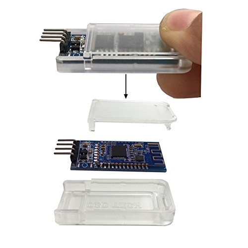 DSD TECH HM-10 Master y Slave Bluetooth 4.0 LE iBeacon Módulo Compatible con iPhone y iPad con 4 PIN Dupont Cable para Arduino