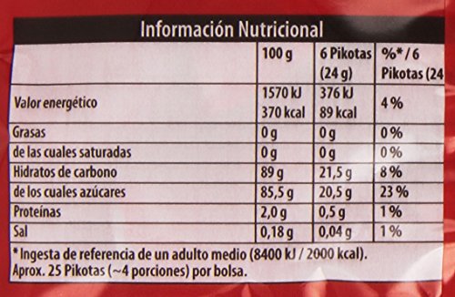 Dulciora - Pikotas - Caramelo de goma gragrado con sabor a cereza - 100 g