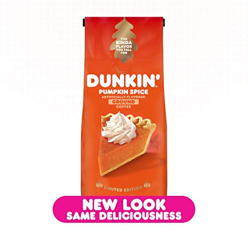 Dunkin Donuts Ground Coffee Pumpkin Spice 11 Ounces