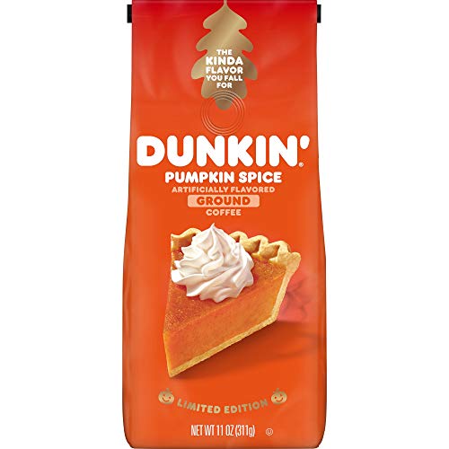 Dunkin Donuts Ground Coffee Pumpkin Spice 11 Ounces