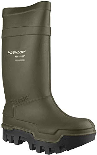 DunlopC662933 S5 THERMO+ - botas de caña alta de goma forradas Unisex adulto, Verde (Verde(Groen) 08), 43 EU