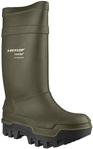 DunlopC662933 S5 THERMO+ - botas de caña alta de goma forradas Unisex adulto, Verde (Verde(Groen) 08), 43 EU