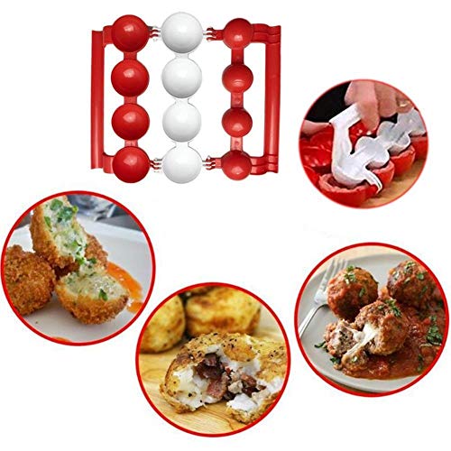 DUO ER 1PC albóndiga de moldes Bola de Pescados de Navidad Cocina for Relleno de alimento Cocción máquina de Bolas de Cocina Herramientas Accesorios