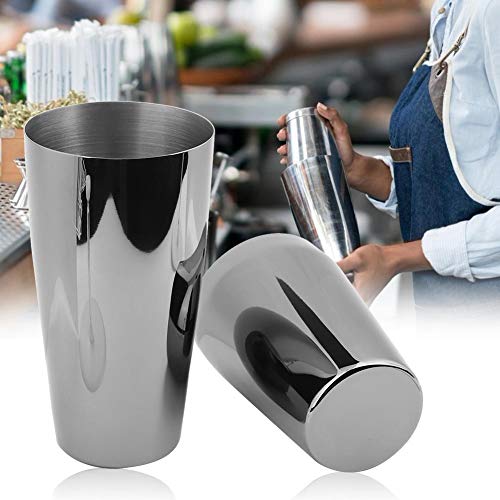 Duokon Boston Cocktail Shakers, 2 Piezas de Acero Inoxidable Estilo Americano Cocktail Shaker Tins Cup Bar Mixing Drink Bartender Tool para camareros Profesionales y Amantes de cócteles caseros