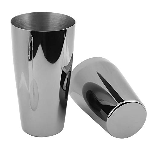 Duokon Boston Cocktail Shakers, 2 Piezas de Acero Inoxidable Estilo Americano Cocktail Shaker Tins Cup Bar Mixing Drink Bartender Tool para camareros Profesionales y Amantes de cócteles caseros