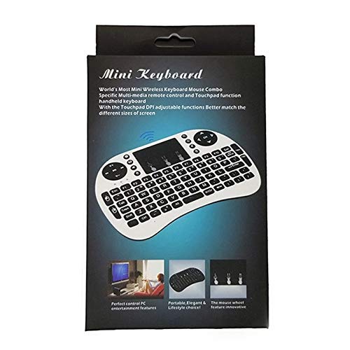 Durables Apoyo a los idiomas: árabe teclado inalámbrico del ratón aire i8 con el touchpad, adecuados for la caja androide de la TV, la televisión inteligente y la tableta PC, Xbox360, PS3 y HTPC / IPT
