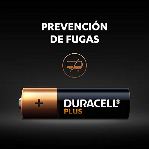 Duracell Plus AA - Pilas Alcalinas paquete de 12, 1.5 Voltios LR06 MX1500